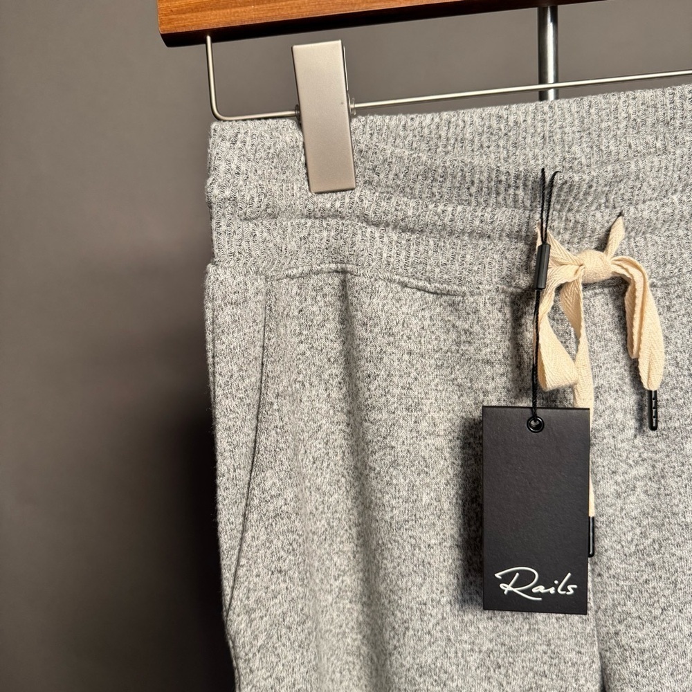Rails NWT Women’s Oakland Sweat Pants Knit Jogger Melange Grey Heather Gray XS - Picture 7 of 14
